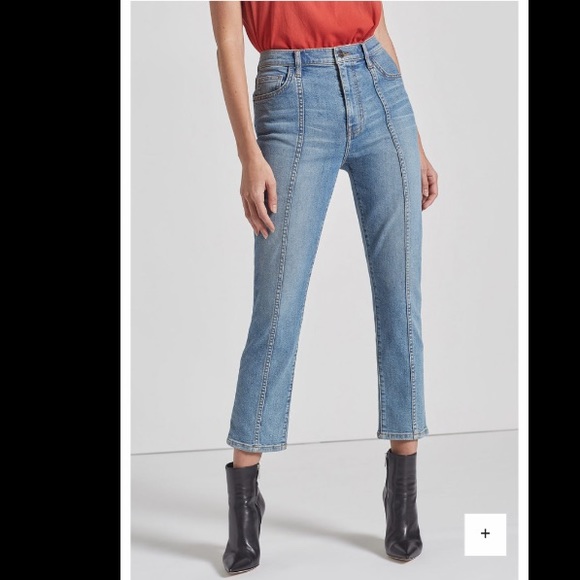 SEAMED HIGH WAIST ANKLE SKINNY STILETTO JEAN